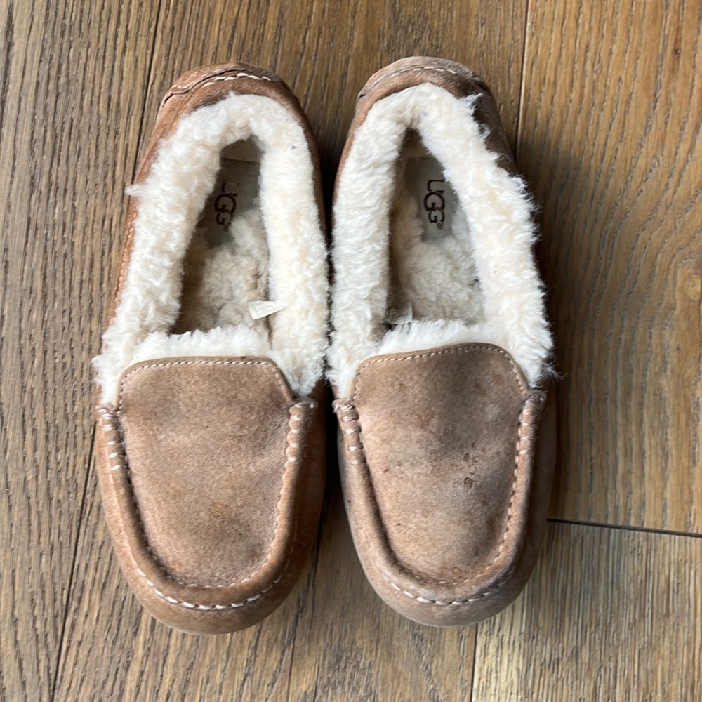 UGG® Australia Ansley chestnut Suede Slipper Size 7 - Picture 3 of 6